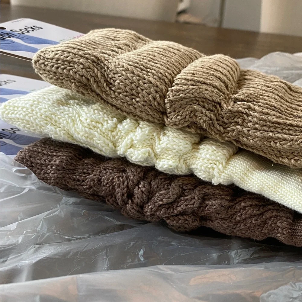 🍂3 Pair Thick/Chunky Slouch Socks Ladies